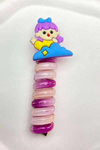 Jaida Moda Fetă Copil Colorat Spiral Cloud Girl Figurată Spring Pasta Călărie Cataramă