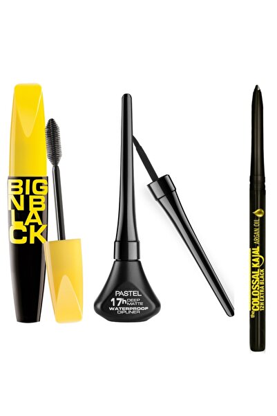 Pastel Big N Black Mascara - Maskara + Deep Matte Waterproof Dipliner + Maybe...