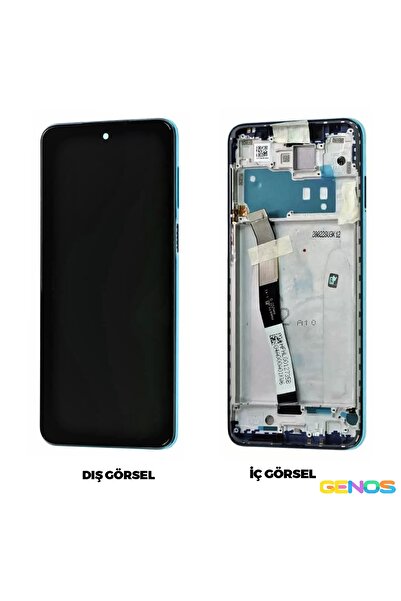 Genos Xiaomi Redmi Note 9 Pro Uyumlu Lcd+Dokunmatik+Çıtalı (Yeşil) (SN808932)