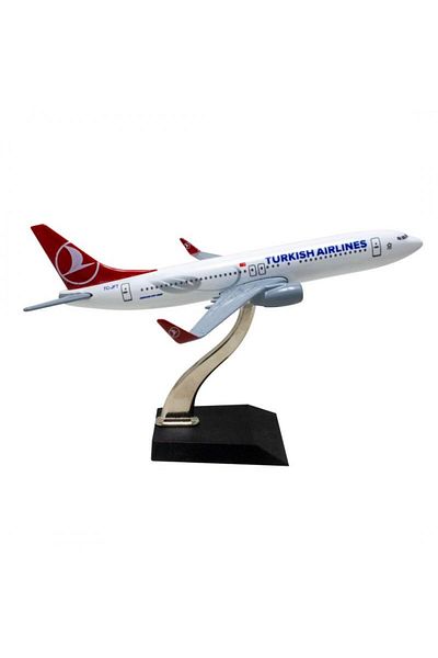 CREWTURK Boeıng 737 - 800 Tk Collection Metal 1/250 Model Airplane Desktop Exhibition Model Plane