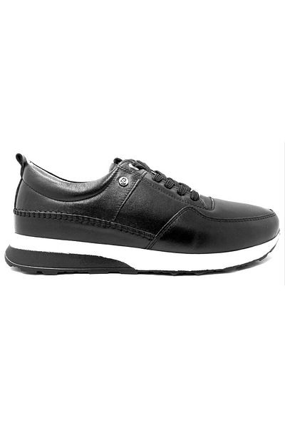 Pierre Cardin 62109 Μαύρα καθημερινά casual ανδρικά παπούτσια