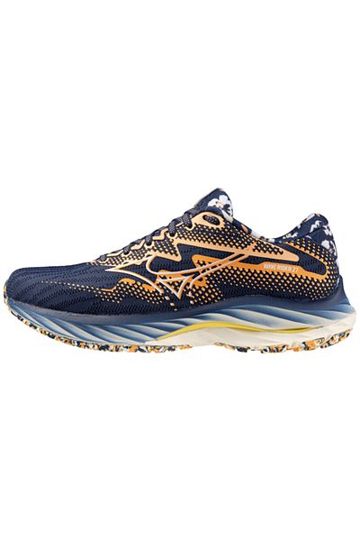 MIZUNO حذاء الجري Wave Rider 27 Roxy للنساء باللون الأزرق الداكن