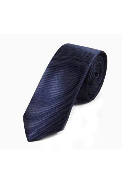 Sade Kravat ربطة عنق رفيعة سادة باللون الأزرق الداكن 5046 أزرق داكن داكن