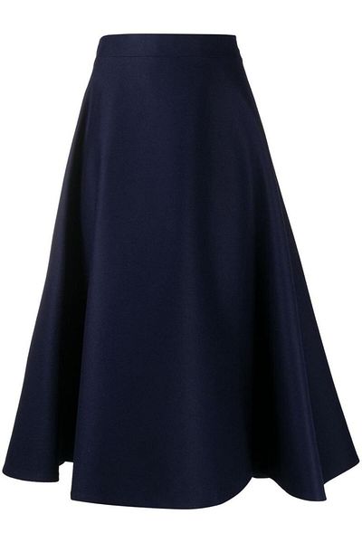 CNG MODA Large Size Hijab Puff Scuba Flared Skirt