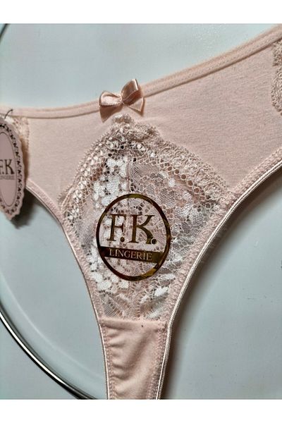 F.K Lace Detailed Cotton Brazilian Imported Panties