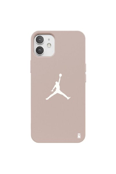 Casen حافظة هاتف من السيليكون بتصميم NBA باللون الوردي الفاتح لهاتف iPhone 12...