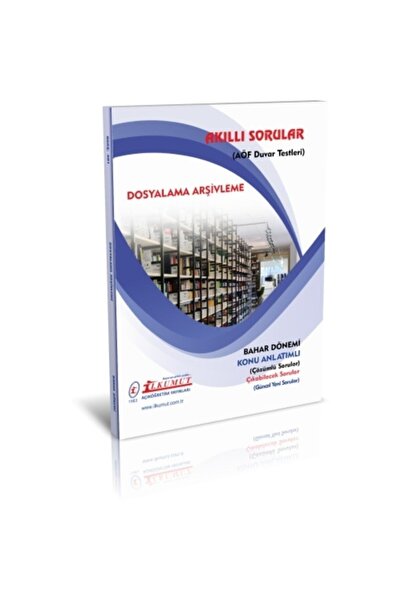 İlkumut Yayınları Açık Öğretim Ilkumut – Dosyalama Arşivleme – (KONU ANLATIML...