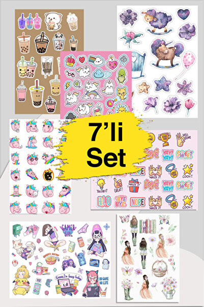 LiyaCraft Süper Girl Sticker Set-Planner Ajanda Bullet Journal Için Uygun Set