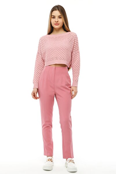 MA ananas بلوزة تريكو موسمية مخرمة