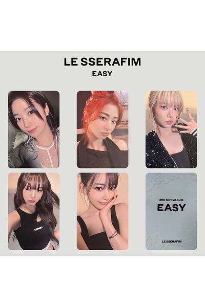 Kpop Dünyasi LE SSERAFIM '' Easy'' POB 1 PC Set