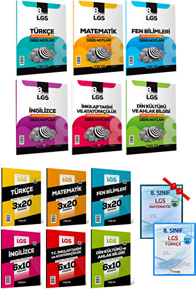Marka Yayınları 2024 8. Sınıf LGS Yeni Nesil Tüm Ders Branş Ders Notları ve 6...