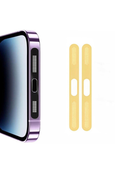 Ally iPhone 15 Pro Max İçin Anti-Dust Toz Ve Kir Önleyici Sticker 2 Adet Set ...