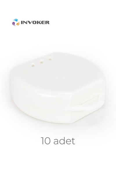 INVOKER Diş Protez Saklama Kutusu Aparey Kutusu Takma Diş ve Gece Plağı Diş K...