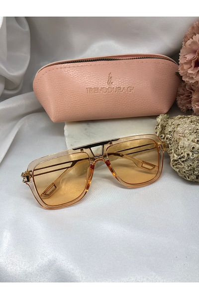 Di Caprio Dro Orange Women's Sunglasses
