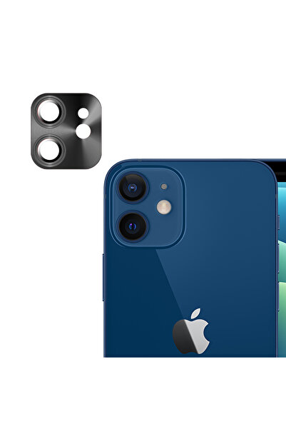 Nettech İphone 11 Uyumlu Metalik Seri Kamera Cam Koruyucu - Yeşil