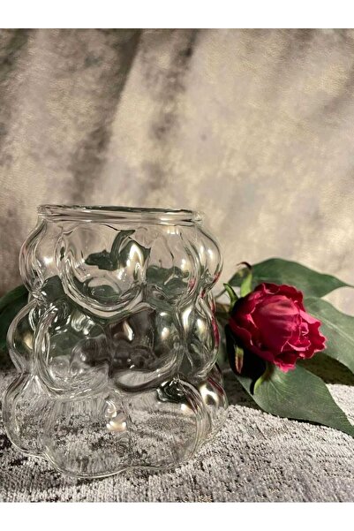 Tutkuavm ÜZÜM DESENLİ ISIYA DAYANIKLI 2'Lİ BOROSİLİKAT CAM BADAK