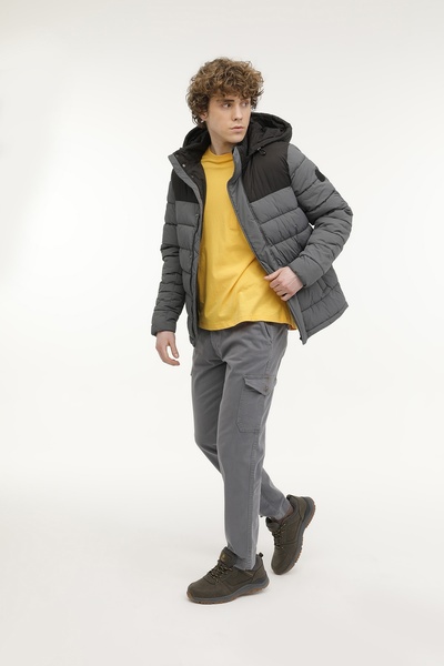 lumberjack ML KLAUN 2CMH2527-001 3PR Anthracite Men's Short Coat