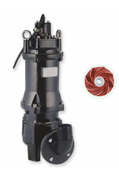 İmpo 65 Wqx 25-10-2,2 Parçalayıcılı 3 Hp 380V Profesyonel Atık Su Foseptik Pompa