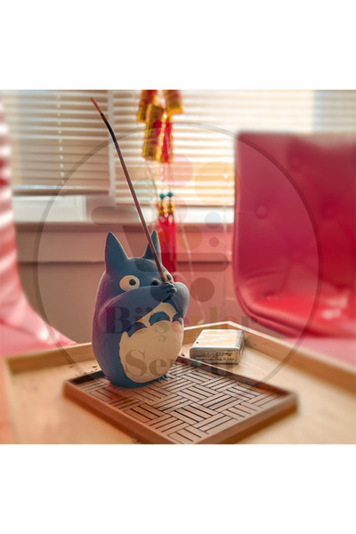 Bi'şeyler Sepeti Totoro Figür Tütsülük, Ilginç Modern Tütsülük, Tütsü Yatağı