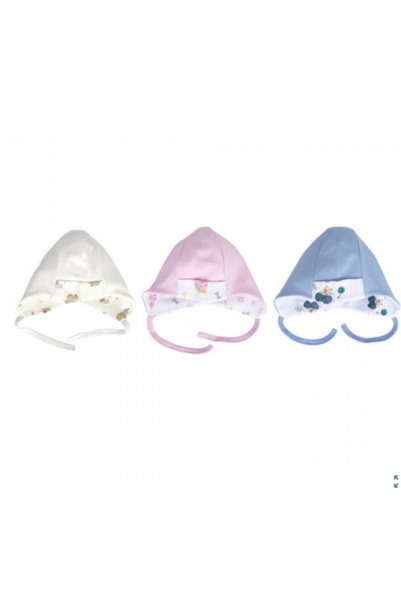 Sevi Bebe 78 Eared Baby Hat Patterned
