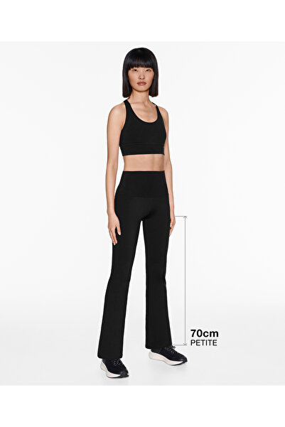Oysho Comfortlux High Rise Flare Pants Petit 70 cm