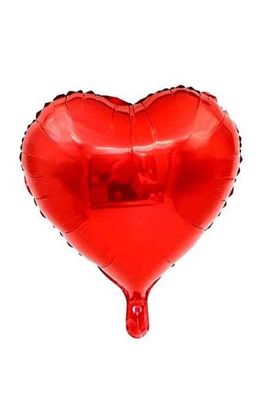 TATLI GÜNLER FOIL HEART RED 18 INCH
