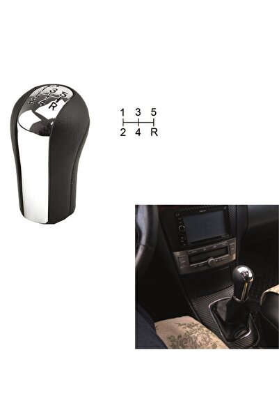 NS Nilser Auto Parts Nilser Toyota Verso Gear Shift Knob 5 Forward Nickel Pla...