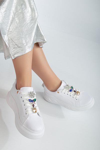 ElloLita Pantofi Detaliat Accesoriu Dantela Flori