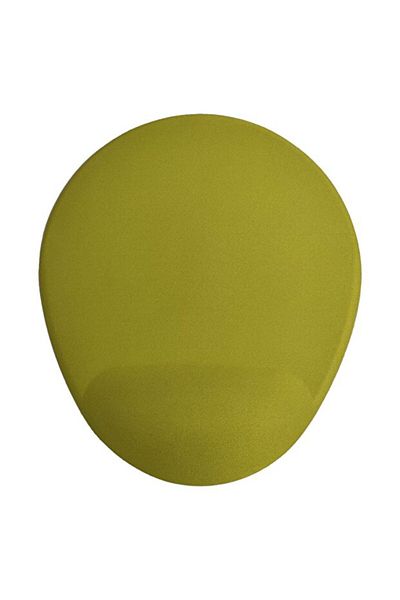 HobiShop Mouse Pad galben cu suport pentru încheietura mâinii