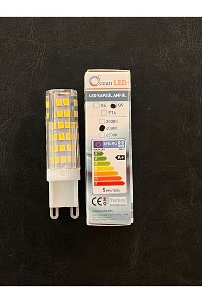 OKYANUSAYD 5 WATT  G9 DUYLU 500 LÜMEN 4000 KELVİN ILIK BEYAZ IŞIK KAPSÜL LED ...