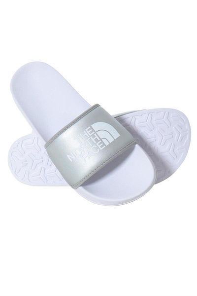 THE NORTH FACE Papuci de damă Base Camp Slide III Metalic Gri/alb