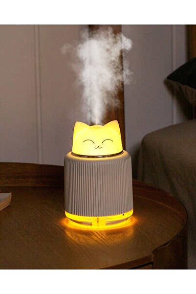 BigSale Kedi Hava Nemlendirici Difüzör Buhar Cihazı Ultrasonik Buhar Makinası...
