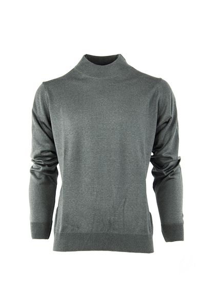 Oppland Men's Seasonal Woolen Knitted Classic Half Turtleneck Sweater Tight Knitted Relaxed Fit Full Fit