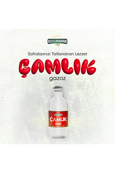 Kızılcahamam Çamlık Gazoz 200 Ml X 6 Adet