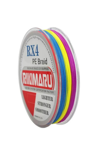 RIKIMARU RX4-4 Katlı ,150 Metre, 0.18 Mm ,14.9 kg Çeker ,Multicolour,%100 PE,...