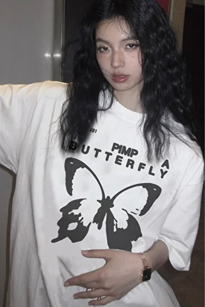 EFBUTİK Футболка Beyaz Unisex To Pimp Butterfly