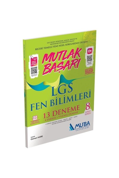 Muba Yayınları Mutlak Başarı Lgs Fen Bilimleri 13 Deneme