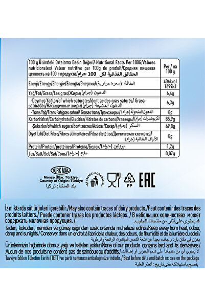 TAYAŞ Tayaş Damla Karışık Meyveli Yumuşak Şeker 500 G x2