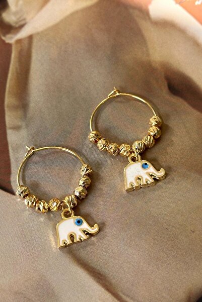 Trendy Butik دوريكا نموذج الفيل الأقراط التفصيلية