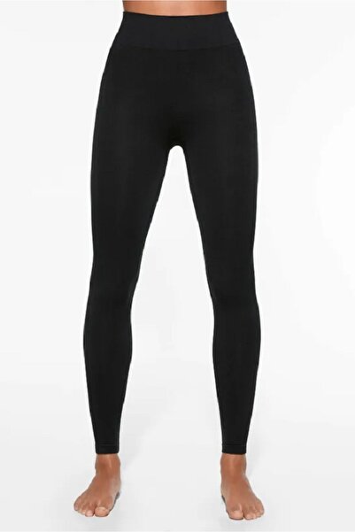 JILLY Osyho Μαύρο Άνετο Ελαστικό Καλσόν Lycra Fit