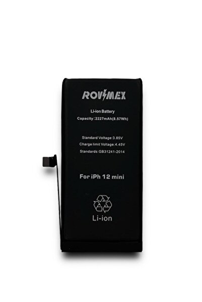 Rovimex Iphone 12 Mini Batarya Pil - 2227 mAh