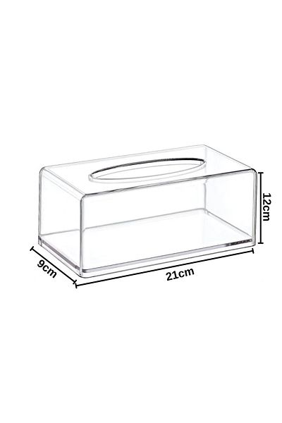 Ecolux Clear Napkin Organizer - Decorative Crystal Napkin Holder * * 2 PCS * *