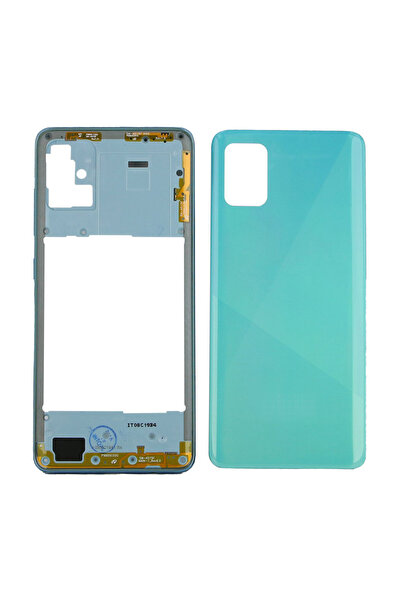 Nettech Teknonet Samsung Galaxy A51 Uyumlu Batarya Kapağı - Su Yeşili
