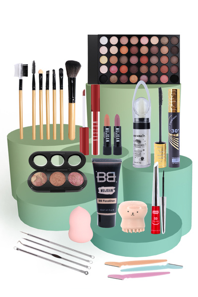 MUJGAN Kıymetli Taşlar Serisi Zümrüt Makyaj Seti Buğday Ten