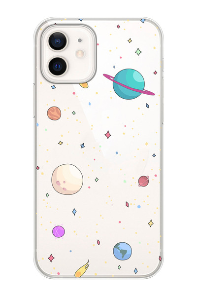 shoptocase iPhone 12 Planets Patterned Phone Case