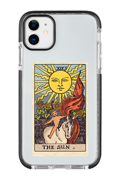shoptocase Iphone 11 Kenar Korumalı Anti Shock The Sun Tarot Kartı Desenli Te...