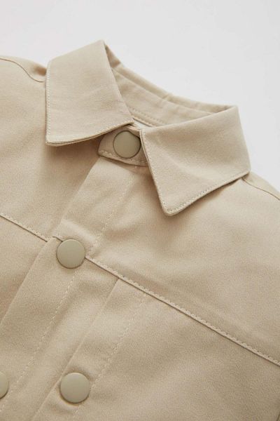 DeFacto Baby Boy Printed Gabardine Long Sleeve Shirt B8073a524sp
