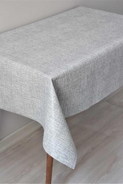 DedeEvTekstil مفرش طاولة من القماش الزيتي PVC قابل للمسح ببطانة من الألياف 50 د Mrlketen