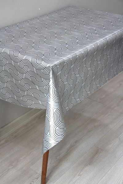 DDHOME Lined Erasable PVC Oilcloth Tablecloth 107-A