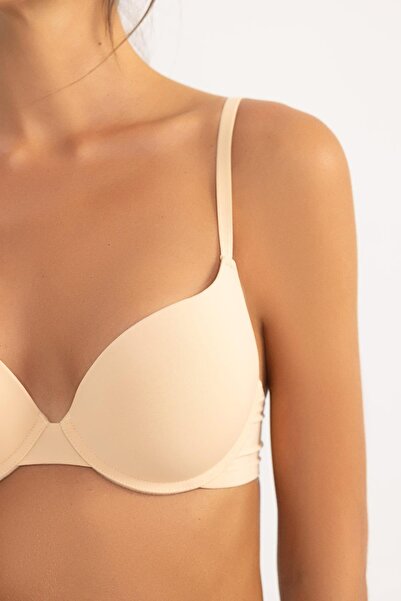 DeFacto Fall In Love Pedli Micro Dolgulu Yarım Dolgulu Tişört Bra Z3350az24sp